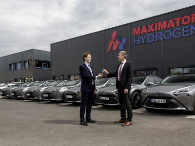 Zehn Toyota Mirai für Maximator Hydrogen