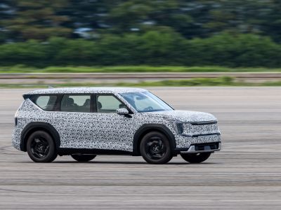 Kia schickt den EV9 in die finalen Tests