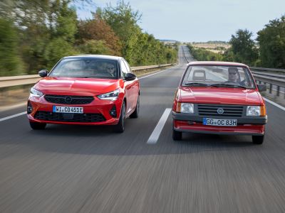 40 Jahre Opel Corsa: Sondermodell mit Socken