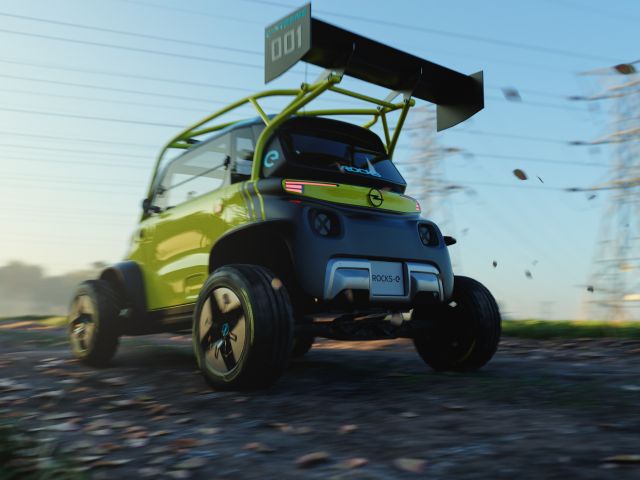 Der Opel Rocks-e als Offroader - Bild 1