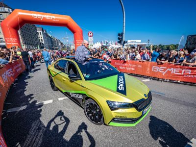 Skoda tritt bei den Cyclassics in die Pedale