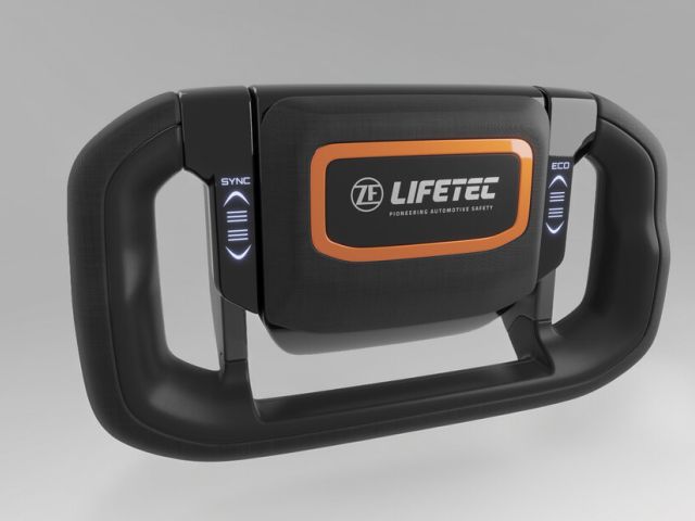 ZF Lifetec präsentiert einklappbares Lenkrad - Bild 1