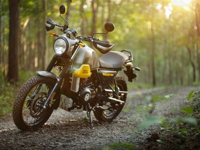 Die Royal Enfield Himalayan wird zur Scrambler