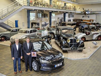 Skoda stiftet dem technischen Museum die Präsidenten-Limousine