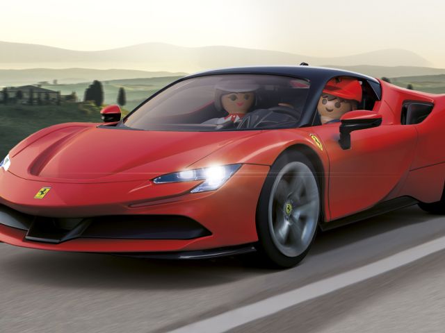 En miniature: Bei Playmobil ist jetzt auch ein Ferrari unterwegs - Bild 1