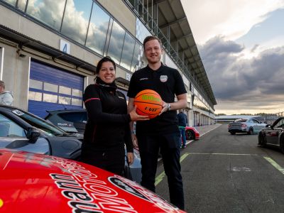 Motorsport-Arena und Basketballer werden Partner