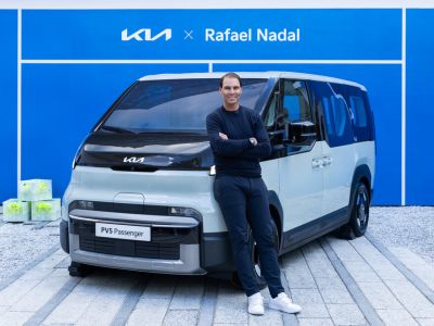 Rafael Nadal feiert mit Kia in Korea