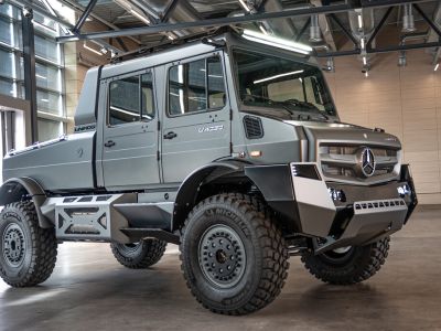Luxuriöser Unimog: Das Showcar geht auch in den Praxiseinsatz 