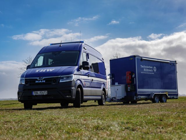 Erster Großauftrag des THW für MANTransporter auf Bundesebene - Bild 1