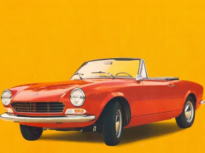 Im Rückspiegel: Der Fiat 124 Sport Spider hatte vor allem die USA im Blick