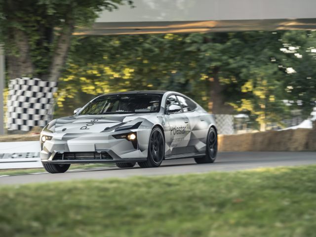 Goodwood 2022: Der Polestar 5 stürmt schon mal den Hügel hinauf - Bild 1