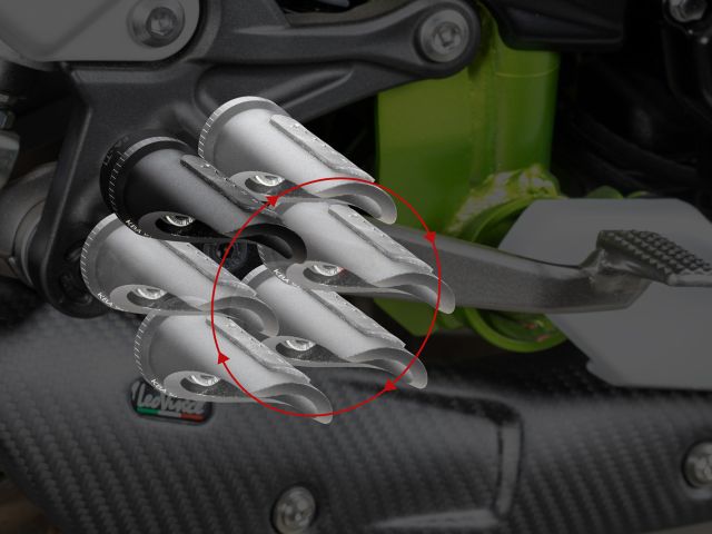 Variable Fußrasten für bessere Ergonomie  - Bild 1