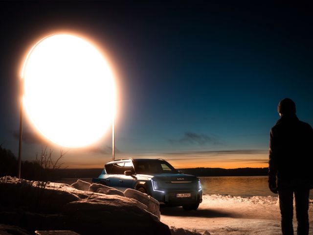 Kia EV9 lässt die Sonne aufgehen - Bild 1