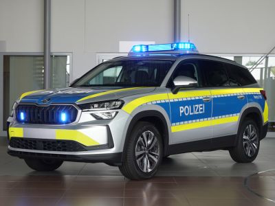 Škoda Kodiaq jetzt auch für Polizei und Feuerwehr im Einsatz