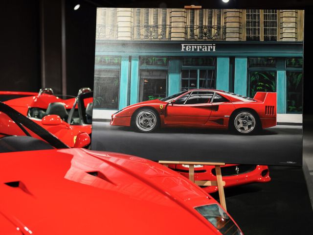 Großformatiges Ferrari-Gemälde kommt unter den Hammer - Bild 1