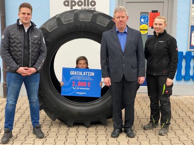 Apollo Tyres belohnt Spendensammler - Bild 1