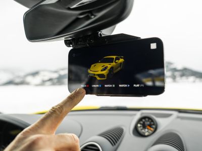 Porsche-Fahrer können ihre Lieblingsroute ins Spiel holen