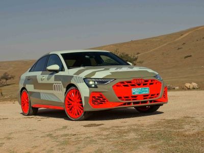 Audi S3: Fahrt mit dem Prototyp