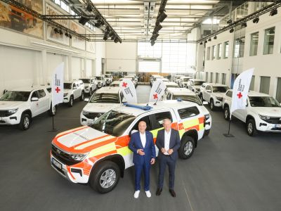 Das DRK kauft 22 VW Amarok