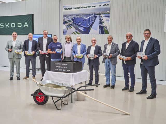 Skoda legt Grundstein für neue Lackiererei - Bild 1