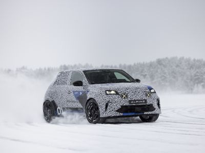 Alpine A290 driftet am Polarkreis