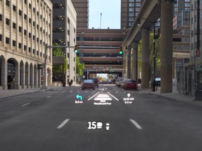Alles auf einen Blick: Der nächste Schritt bei Head-up-Displays