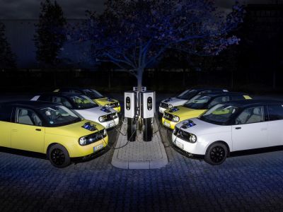 Der Honda e gibt zertifiziert Strom ab