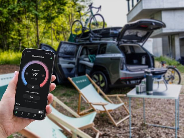 Camping-Modus für die Nacht im Skoda - Bild 1