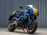 Blaue Yamaha XSR 900 GP erinnert an Christian Sarron - Bild 9
