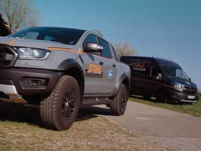 Sechs Ranger Raptor für die sportlichen Holzfäller