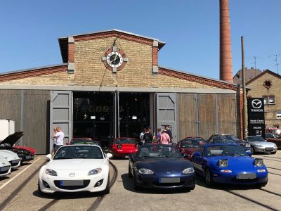 300 bis 400 Mazda MX-5 werden in Augsburg erwartet