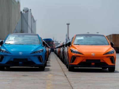 Die ersten MG 4 Electric sind da