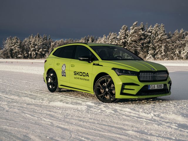Skoda Enyaq RS iV driftet sich ins Guinness Buch der Rekorde - Bild 1