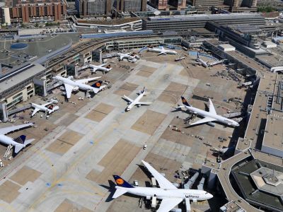 Gut einen Fünftel der Starts entfiel auf Inlandsflüge