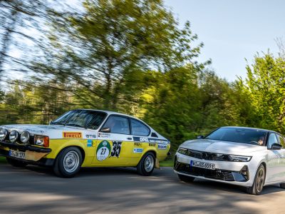 Eine Rallye im Kultauto Opel Kadett