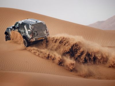 Härtetest für den Defender Dakar D7X-R