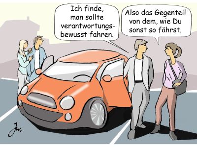 Der Freundeskreis beeinflusst das Fahrverhalten junger Menschen