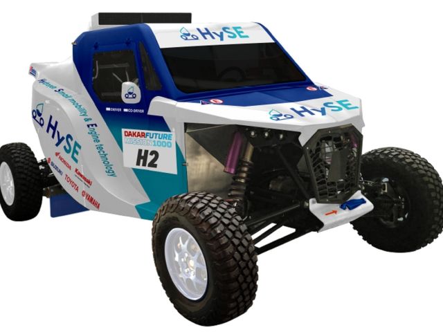 Buggy mit Wasserstoffmotor startet bei der Dakar - Bild 1
