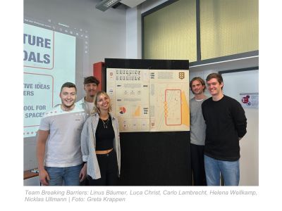 Drei studentische Ideen in der engeren Wahl