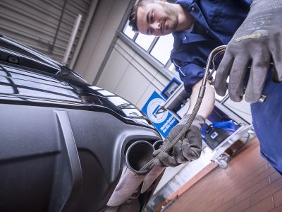 Gleichbleibende Mängelquote bei der Abgasuntersuchung