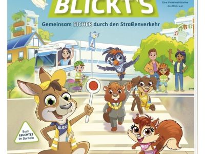 Im Bücherregal: Ein Känguru hilft Kindern im Straßenverkehr