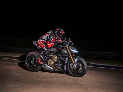 Die Ducati Streetfighter V4 folgt der Panigale