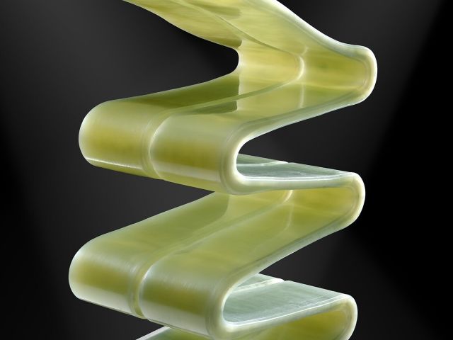 „Federleichte“ Fahrwerksfeder aus Glasfaser - Bild 1