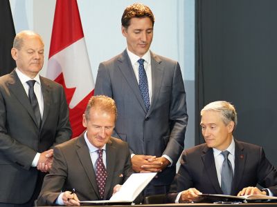 Volkswagen und Mercedes sind in Kanada mit dabei