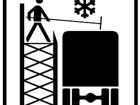 Runter mit Eis und Schnee vom Lkw-Dach