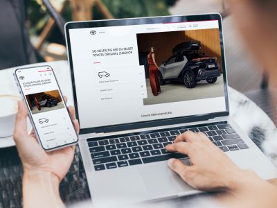 Bei Toyota kann Zubehör online bestellt werden