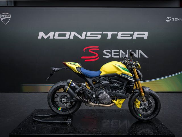 Ducati Monster erinnert an Ayrton Senna - Bild 1