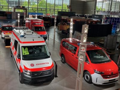 VW mit fünf Fahrzeugen auf der Interschutz