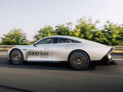 Mercedes Vision EQXX kommt über 1200 Kilometer weit